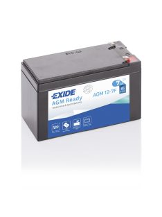   EXIDE AGM12-7F, 12V 7Ah 85A indító, zárt AGM, gondozásmentes, ET7B-BS, YT7B-BS