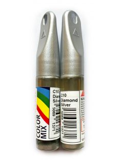   COLOR MIX autós javítófesték Gyémántezüst (Diamond Silver) 12,5ml ecsetes karceltávolító, modellezéshez is