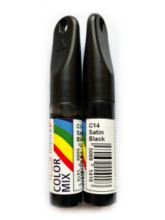   COLOR MIX autós javítófesték Szaténfekete (Satin Black) 12,5ml ecsetes karceltávolító, modellezéshez is