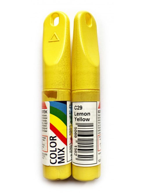 COLOR MIX autós javítófesték Citrussárga (Lemon yellow) 12,5ml ecsetes karceltávolító, modellezéshez is