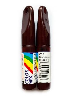  COLOR MIX autós javítófesték Bordó metál (Magenta Metallic), 12,5ml ecsetes karceltávolító, modellezéshez is