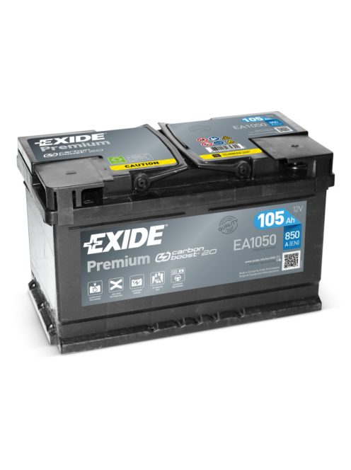 EXIDE PREMIUM EA1050 Indító akkumulátor 105AH 850A J+