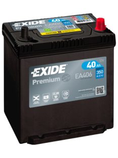  EXIDE PREMIUM EA406 Indító akkumulátor 40AH 350A Japán tipusokra J+