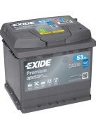 EXIDE PREMIUM EA530 Indító akkumulátor 53AH 540A J+