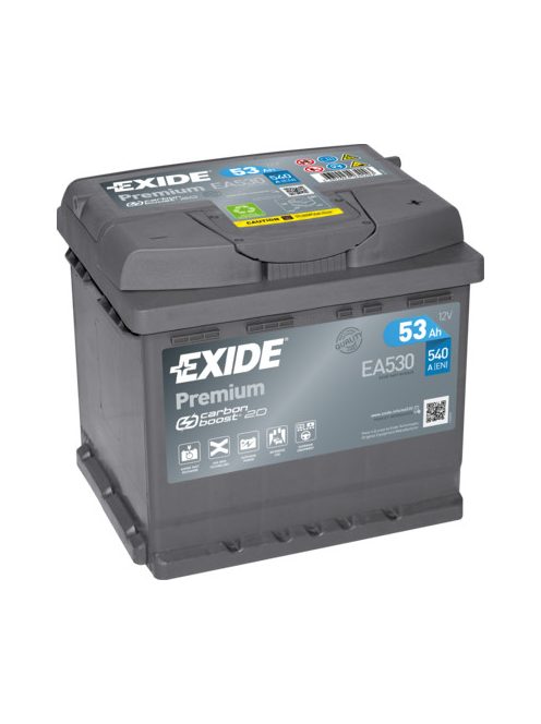 EXIDE PREMIUM EA530 Indító akkumulátor 53AH 540A J+