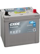 EXIDE PREMIUM EA654 Indító akkumulátor 65AH 580A Japán tipusokra J+