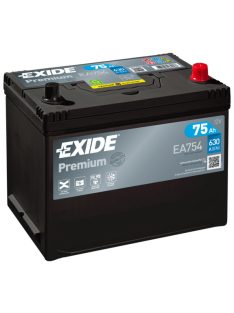  EXIDE PREMIUM EA754 Indító akkumulátor 75AH 630A Japán tipusokra J+