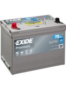 EXIDE PREMIUM EA755 Indító akkumulátor 75AH 630A Japán tipusokra B+