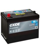 EXIDE PREMIUM EA755 Indító akkumulátor 75AH 630A Japán tipusokra B+