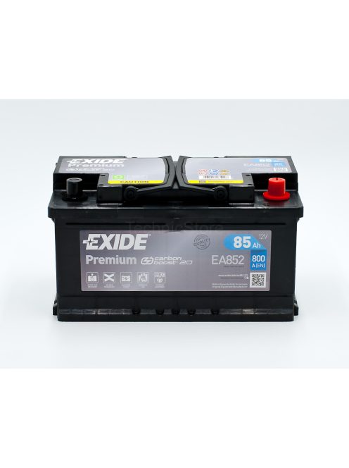 EXIDE PREMIUM EA852 Indító akkumulátor 85AH 800A J+