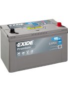 EXIDE PREMIUM EA954 Indító akkumulátor 95AH 800A Japán tipusokra J+