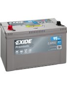 EXIDE PREMIUM EA955 Indító akkumulátor 95AH 800A Japán tipusokra B+