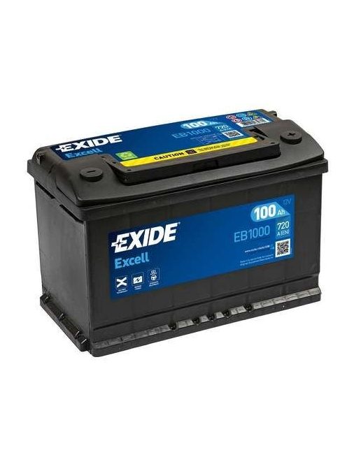 EXIDE EXCELL EB1000 Indító akkumulátor 100AH 720A J+