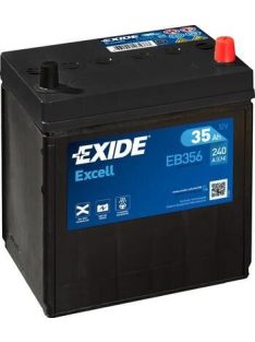   EXIDE EXCELL EB356 Indító akkumulátor 35AH 240A Japán tipusokra J+