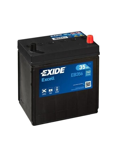 EXIDE EXCELL EB356 Indító akkumulátor 35AH 240A Japán tipusokra J+