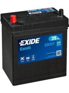   EXIDE EXCELL EB357 Indító akkumulátor 35AH 240A Japán tipusokra B+