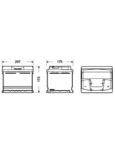 EXIDE EXCELL EB442 Indító akkumulátor 44AH 420A J+