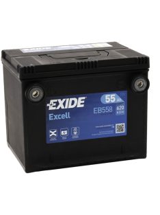   EXIDE EXCELL EB558 Indító akkumulátor 55AH 620A J+ - amerikai tipusokhoz