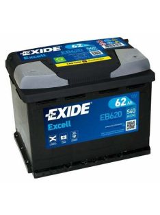 EXIDE EXCELL EB620 Indító akkumulátor 62AH 540A J+