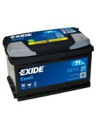 EXIDE EXCELL EB712 Indító akkumulátor 71AH 670A J+