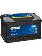 EXIDE EXCELL EB800 Indító akkumulátor 80AH 640A J+
