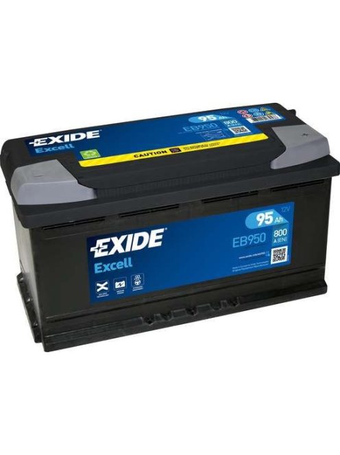 EXIDE EXCELL EB950 Indító akkumulátor 95AH 800A J+