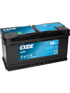   EXIDE AGM EK1060 Indító akkumulátor 106AH 950A STOP&START J+
