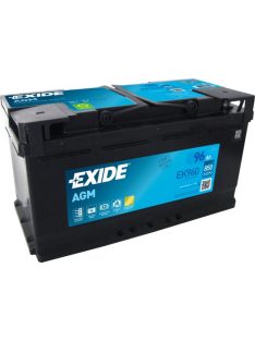   EXIDE AGM EK960 Indító akkumulátor 95AH 850A STOP&START J+