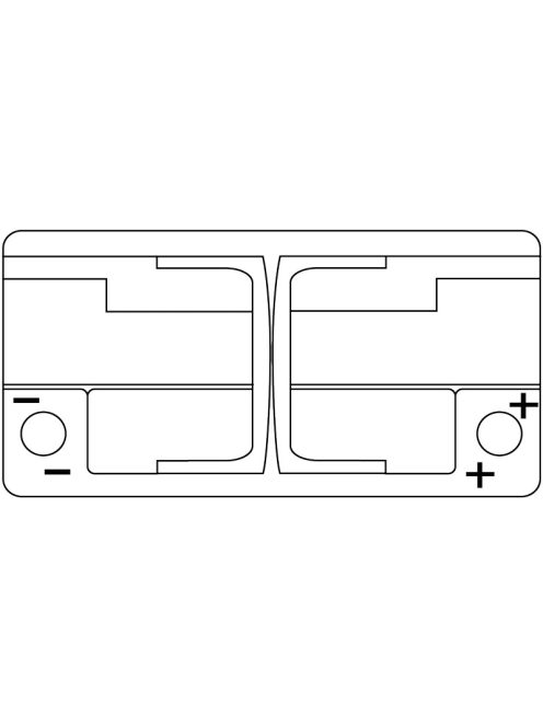 EXIDE AGM EK960 Indító akkumulátor 95AH 850A STOP&START J+