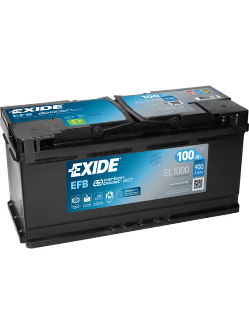 EXIDE EFB EL1000 Indító akkumulátor START-STOP 100AH 900A J+ 