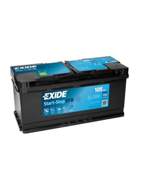 EXIDE EFB EL1050 Indító akkumulátor START-STOP 105AH 950A J+ 