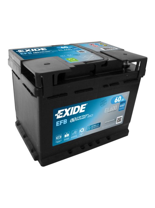 EXIDE EFB EL600 Indító akkumulátor START-STOP 60AH 640AH J+