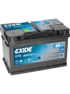   EXIDE EFB EL652 Indító akkumulátor START-STOP 65AH 650A J+