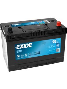   EXIDE EFB EL954 Indító akkumulátor START-STOP 95AH 800A Japán tipusokra J+