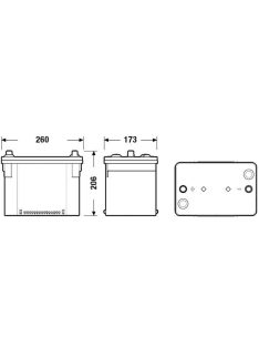   EXIDE AGM MAXXIMA EM1000 Indító és meghajtó akkumulátor 50AH 1000A STOP&START B+ Spirálcellás